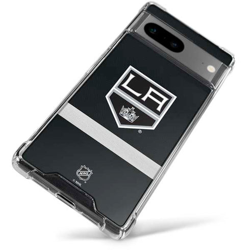 NHL Los Angeles Kings Jersey Google Pixel 7a Clear Case